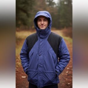 Vintage Helly Hansen Ski Skiing Jacket Blue Men's‎ M